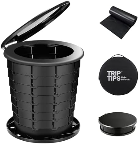Upgrade Retractable Portable Toilet Travel Toilet Adjustable